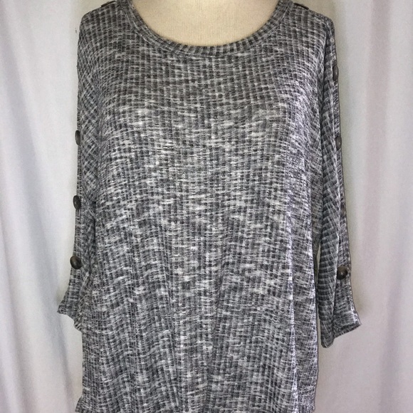 Silverware black and white long sleeve knit - Picture 8 of 10